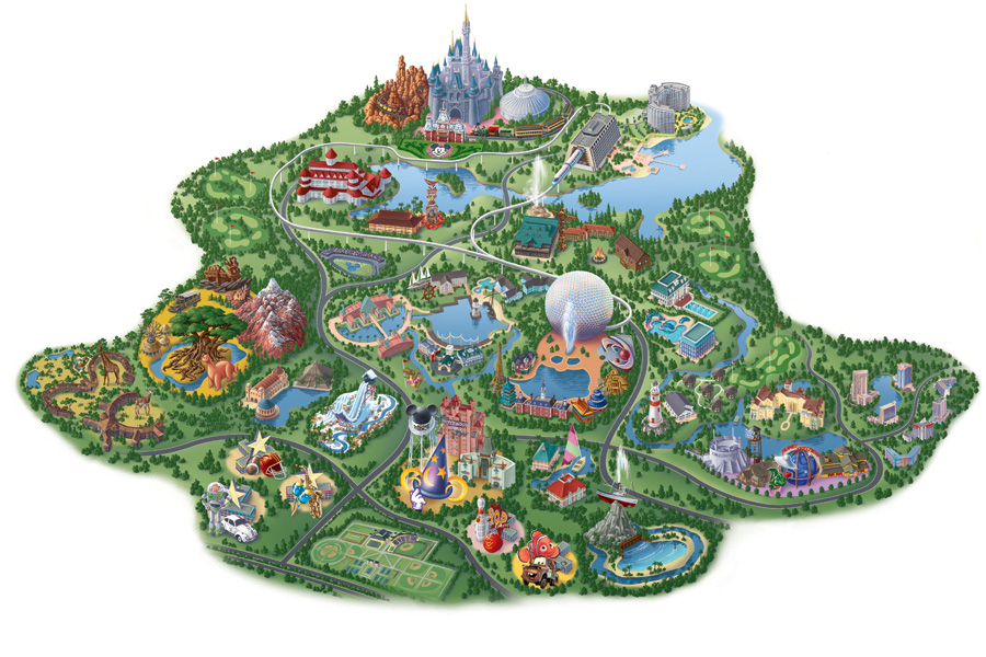 Disney World Resorts Map