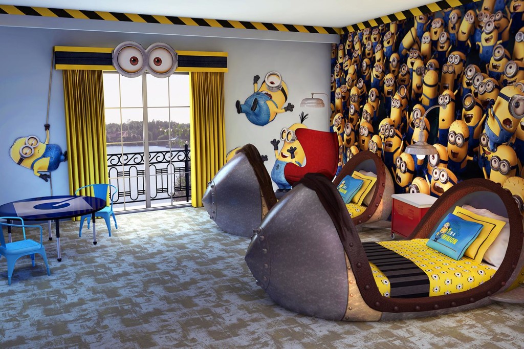 Loews Portofino Bay Hotel at Universal Orlando invites you to experience the world of Despicable Me in its newly-renovated kid’s suites. 