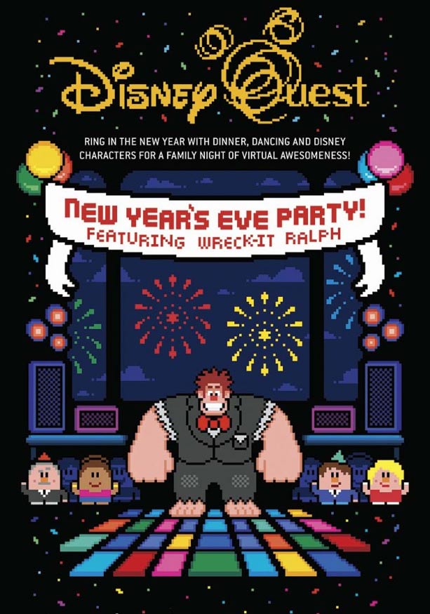 New Year's Eve at DisneyQuest