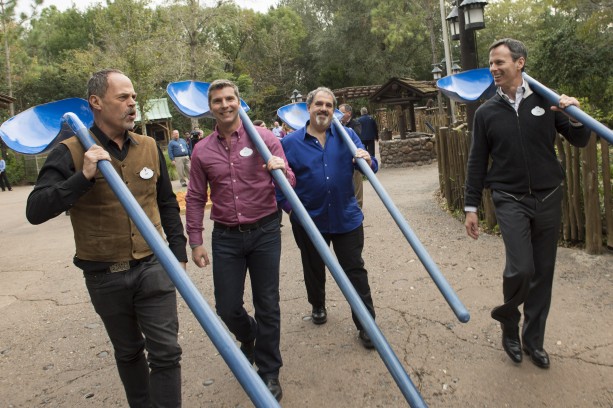 Joe Rhode, Bruce Vaughn,  Jon Landau, and Tom Staggs