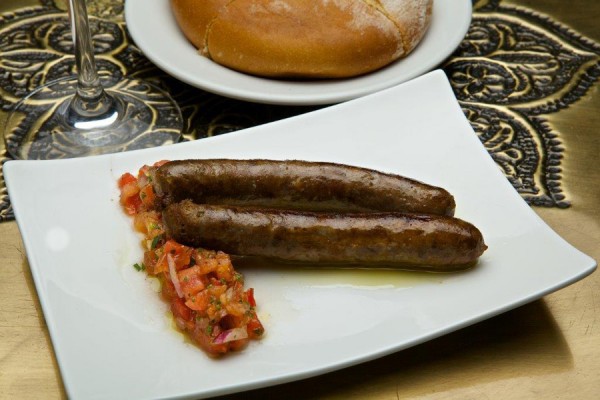 Moroccan Mergues Sausage at Spice Road Table