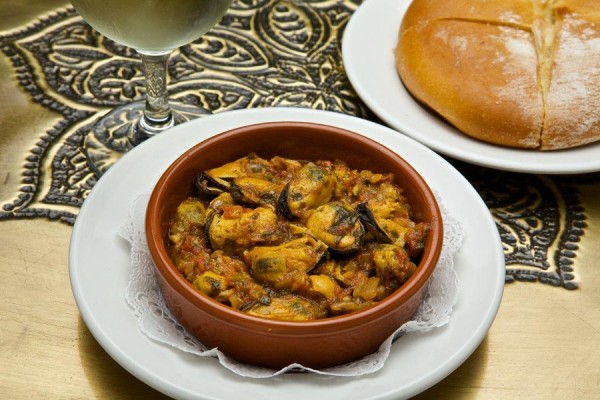 Mussels Tagine at Spice Road Table