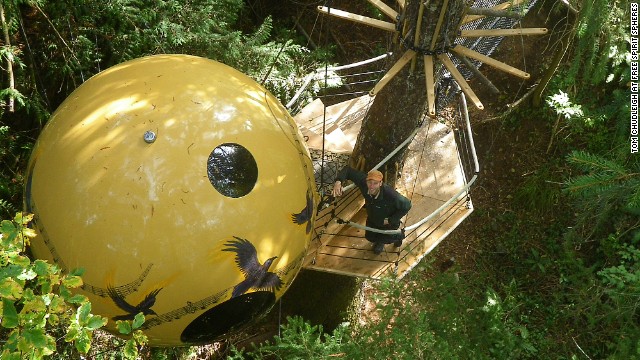 6. Free Spirit Spheres, British Columbia, Canada