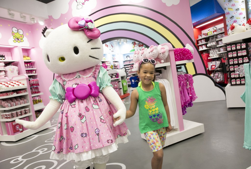 Hello Kitty Store Merch interior Talent Character Aven