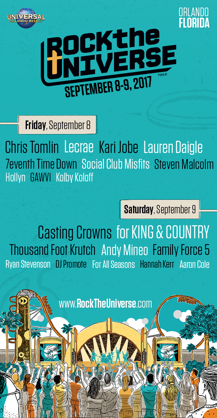 Breaking News: Talent Line-up Announced For This Year’s Rock The Universe