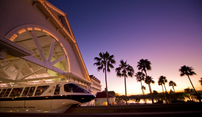 Monorail at Disney's Grand Floridian