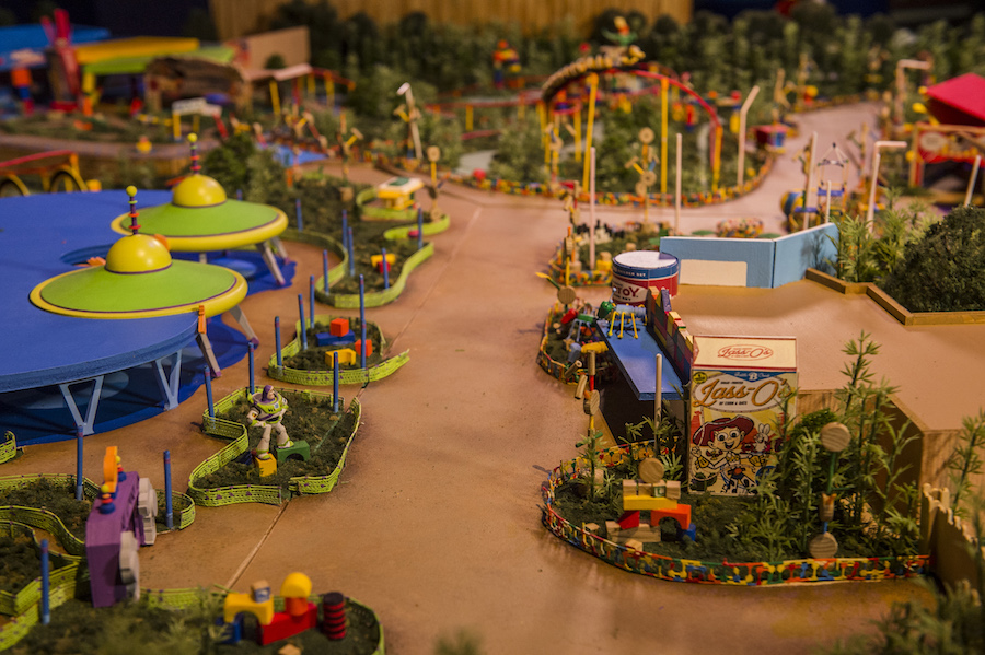 Toy Story Land Model & More Now on Display at Walt Disney Presents