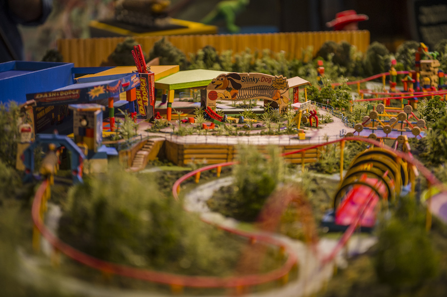 Toy Story Land Model & More Now on Display at Walt Disney Presents